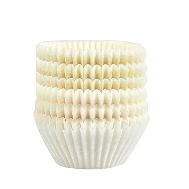 Premium Greaseproof Paper Candy Cups for Brigadeiros – White